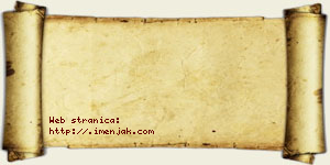 LJubinka Kezić vizit kartica